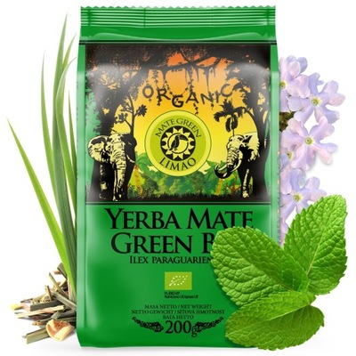 Yerba Mate Green Limao BIO Organica EKO mięta 200g