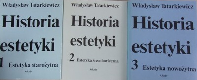 Historia estetyki Tom 1 do 3