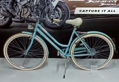Rower miejski Romet Vintage D rama 20 cali koło 28 " niebieski