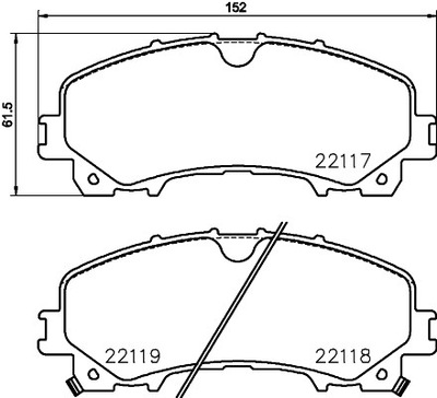 ZAPATAS DE FRENADO BREMBO P 56 106  