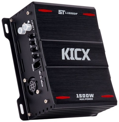 KICX ST-1.1500DF - REFORZADOR 1 CANAL MONOBLOK 650/1050/1500W RMS CONTROL REMOTO  