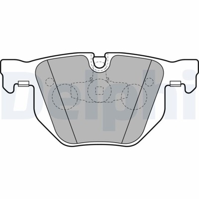 КОЛОДКИ ТОРМОЗНЫЕ BMW 3 (E90) 325 I 04-11