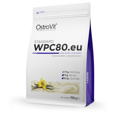 Odżywka białkowa koncentrat białka - WPC OstroVit 900 g smak waniliowy