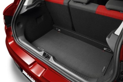 Коврик багажника dwustronny велюр / резиновый элемент мат renault clio iv 4 хэтчбек фото №1