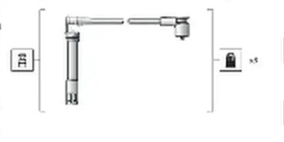Провода зажигания 941318111162 magneti marelli фото №1