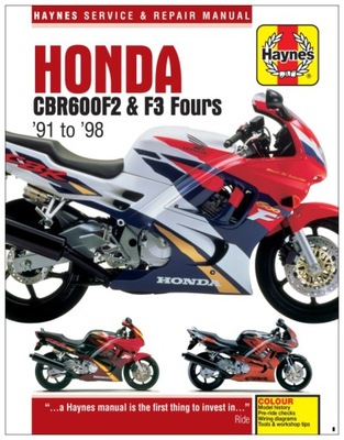 Honda CBR 600 F2 F3 (1991-1998) instrukcja napraw Haynes 24h