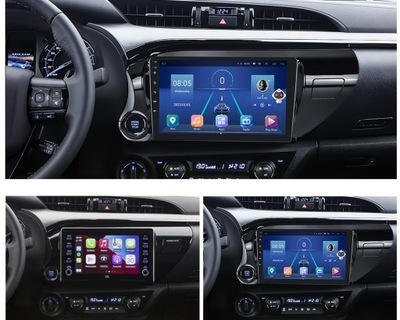 RADIO NAVEGACIÓN ANDROID CARPLAY TOYOTA HILUX  