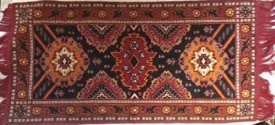 Kilim na ścianę dywanik klęcznik PRL