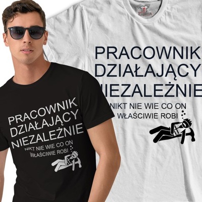 KOSZULKA T-SHIRT DLA LENIA PREZENT DLA NIEGO FACETA MĘŻA LENIWIEC L