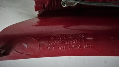 Лампа левая задняя citroen 9655864080 фото №1