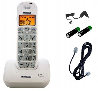 MAXCOM MC6800 - BEZPRZEWODOWY TELEFON STACJONARNY