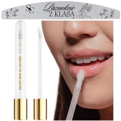 Claresa Błyszczyk do ust z mini drobinkami GLOSS IS MY BOSS 01 + PILNIK