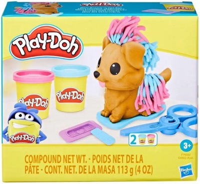 PlayDoh F7908 E4902 Ciastolina mini Psi fryzjer Ciastolina Play-doh