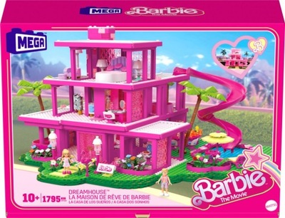 Barbie Domek Marzeń Zestaw klocków konstrukcyjnych Dreamhouse 2 Figurki