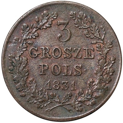 3 Grosze 1831 Królestwo Polskie [R]