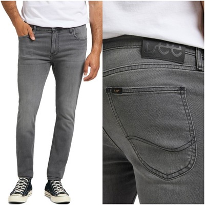 Męskie spodnie jeansowe rurki Lee MALONE W34 L34