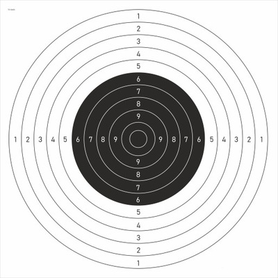 Tarcze strzeleckie do Psp 50x50 100szt pistolet