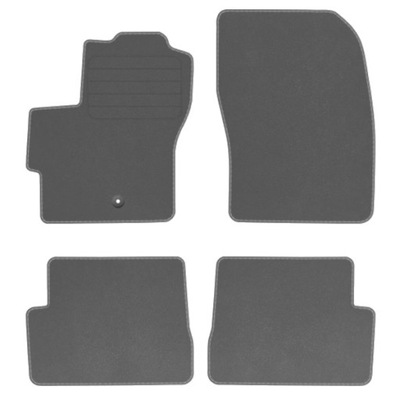 MAZDA 3 I 03-09 ALFOMBRILLAS GAMUZA COMFORT COLOR NEGRO  