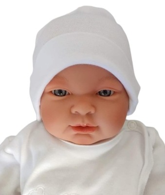 Bawełniania czapeczka smerfetka dla noworodków !!