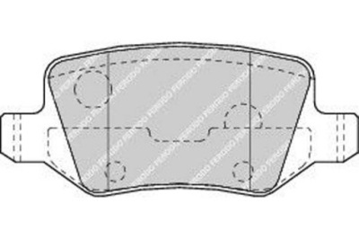 Ferodo гальмівні колодки гальмівні mercedes a 160 168.033. 1 фото №1