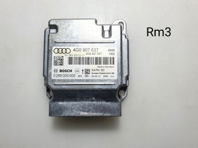 AUDI A6 C7 A7 UNIDAD DE CONTROL MÓDULO ACELERADOR 4G0907637 SÚPER ESTADO  