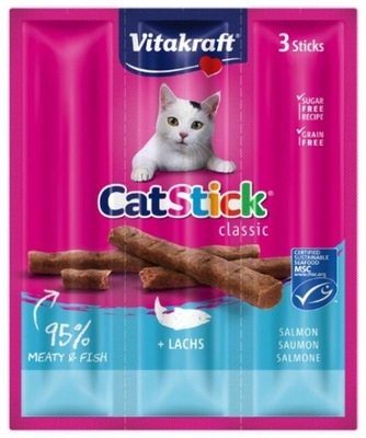 Vitakraft Cat Stick Classic Łosoś 18g
