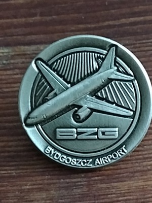 Odznaka BZG port lotniczy Bydgoszcz lotnictwo