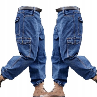 Dżinsowe spodnie robocze Elastyczność Wytrzymałość