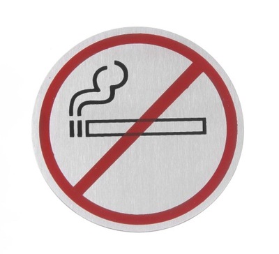 Tabliczka inormacyjna na drzwi HENDI zakaz palenia