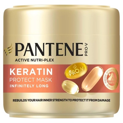 PANTENE PRO-V MASKA DO WLOSOW DLUGICH I SLABYCH KERATYNA 300ML