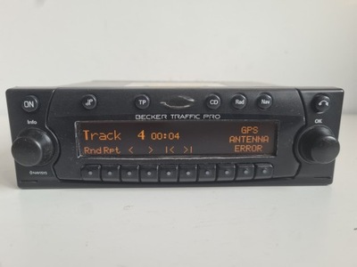 RADIO CD BECKER W124 190 W202 W210 SLK CLK W140 TRAFFIC PRO MERCEDES  