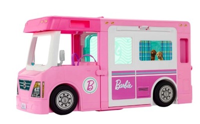 Kamper auto dla lalek Barbie barbi różowy Matell