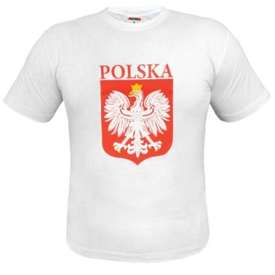 T-SHIRT KOSZULKA kibica STRÓJ nadruk orzeł XXL