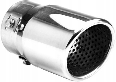 END EXHAUSTION SILENCER FACING GRAPHITE CHROME  