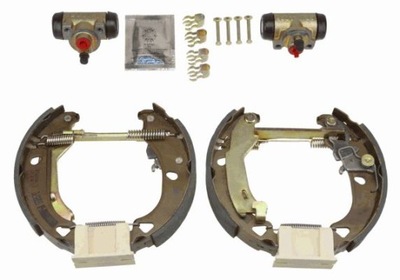 KIT REPARACIÓN DE FRENADO BEB. FIAT PUNTO TRW GSK1734 JUEGO ZAPATAS DE FRENADO  