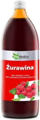 Sok z żurawiny EkaMedica 500 ml