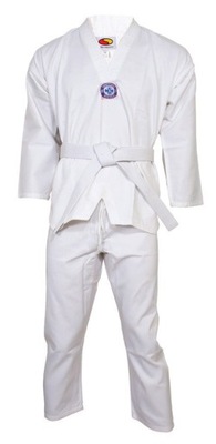 Strój dobok Taekwondo kimono + pas SMJ sport WTF 120 cm