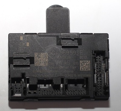 Vw skoda модуль блок управления дверь 5q4959593e фото №1