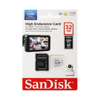 Karta Pamięci SanDisk 32 GB microSDHC High Endurance