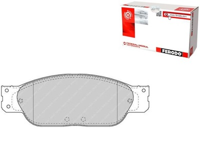 Ferodo тормозные колодки тормозные jaguar s-type lincoln ls 2 фото №1