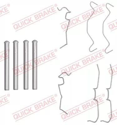 QUICK BRAKE 109-1650 КОМПЛЕКТ INST. КОЛОДОК HAM.