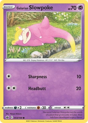 Galarian Slowpoke |054/198|CRE|Chilling Reign|Common