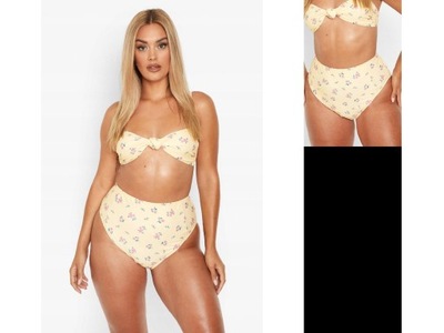 DÓŁ OD BIKINI MAJTKI KWIATY Boohoo