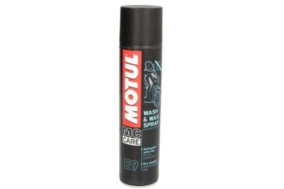 Środ do pielęg moto MOTUL WASH&WAX E9 SPRAY 0,4L