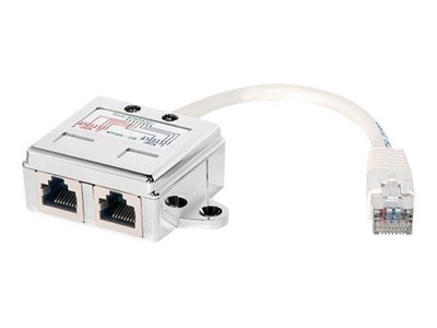 LOGILINK NP0045 LOGILINK- T-Adapter RJ45 plug->2 x RJ45 jack 2 x ISDN