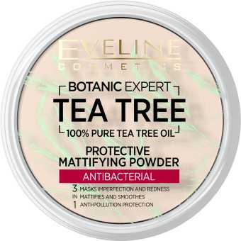 Eveline Botanic Expert Tea Tree Antybakteryjny Puder matujący nr01