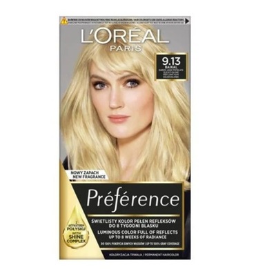 LorealFarba do Włosów 9.13 Baikal Popielato Blond