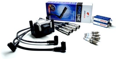 Кабелі+ свічки запалювання+ котушка golf iv caddy iii 1.6 100 102km фото №1