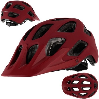 ROWEROWY KASK MTB KROSS SENTIERO DLX L 54-60 CM CZERWONY