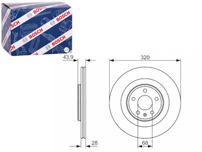 Тормозные диски тормозные 2szt. перед renault clio iv espace v grand scenic фото №1